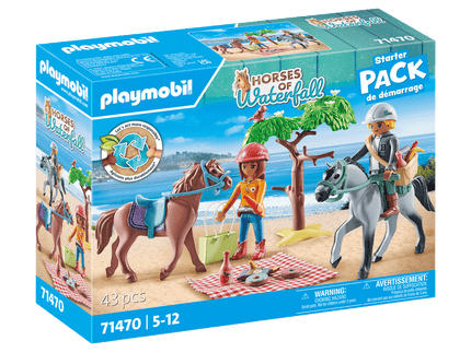 PLAYMOBIL HORSES OF WATERFALL Ratsamatk randa koos Amelia ja Beniga 71470