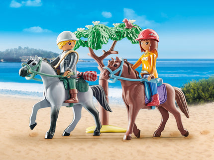 PLAYMOBIL HORSES OF WATERFALL Ratsamatk randa koos Amelia ja Beniga 71470
