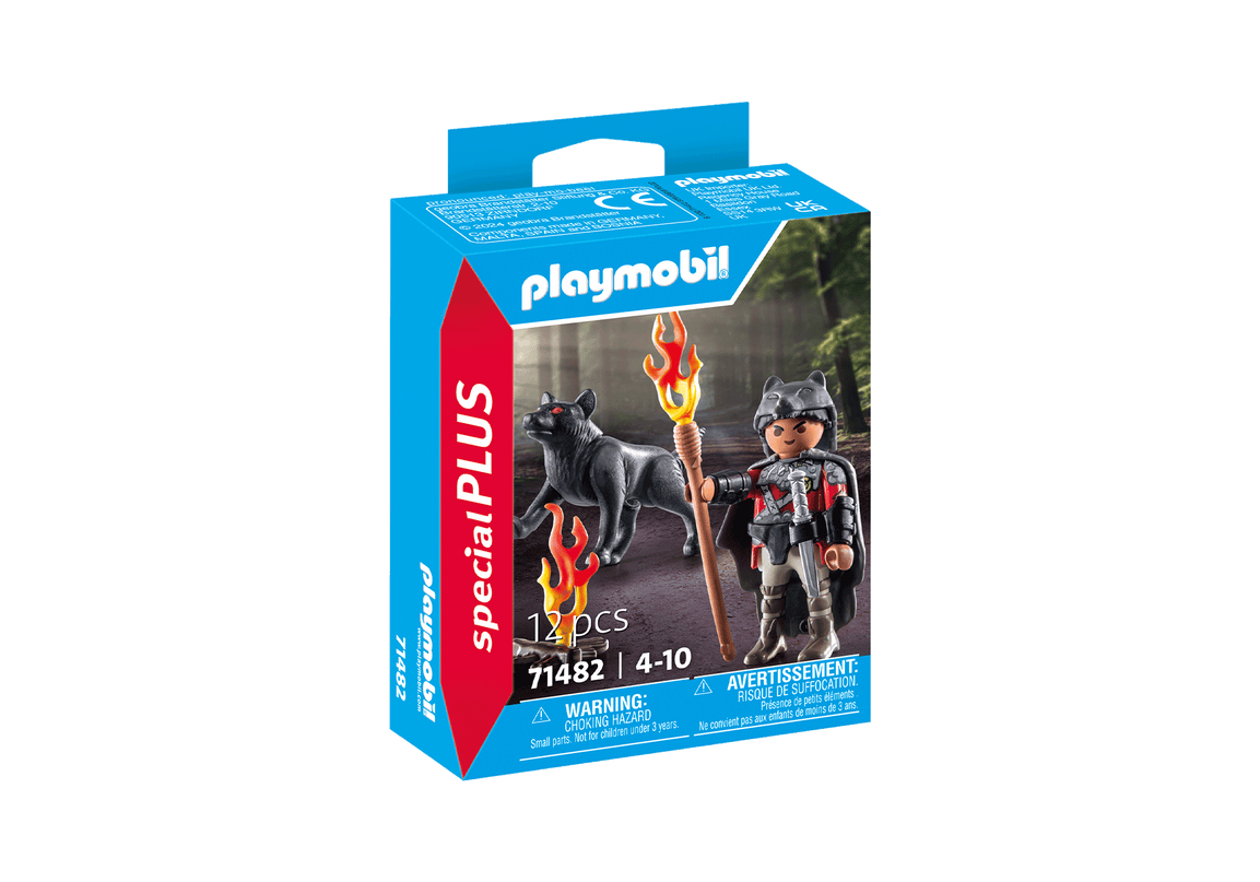 PLAYMOBIL SPECIAL PLUS Sõdalane hundiga 71482