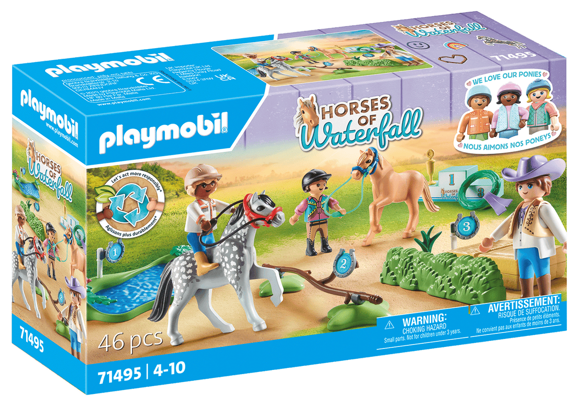 PLAYMOBIL JÄÄHOBUSED Poni turniirid 71495