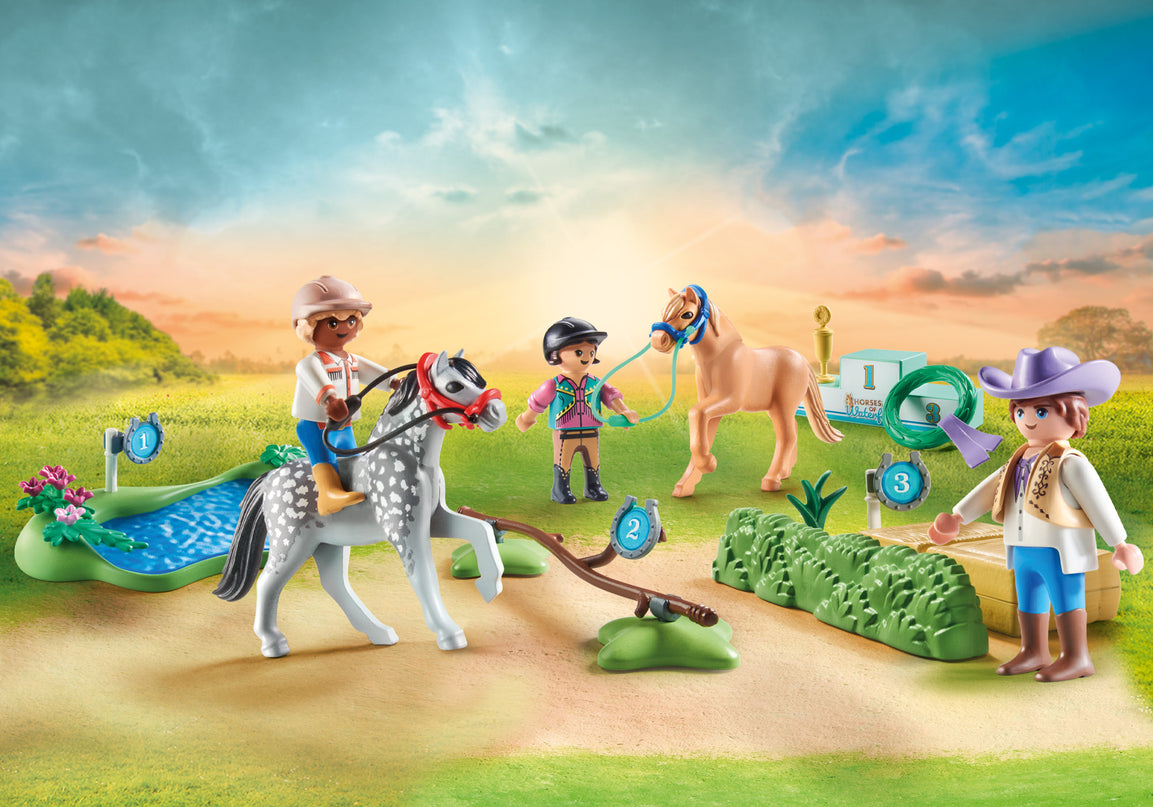 PLAYMOBIL JÄÄHOBUSED Poni turniirid 71495