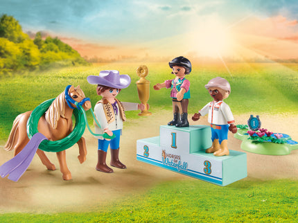 PLAYMOBIL JÄÄHOBUSED Poni turniirid 71495