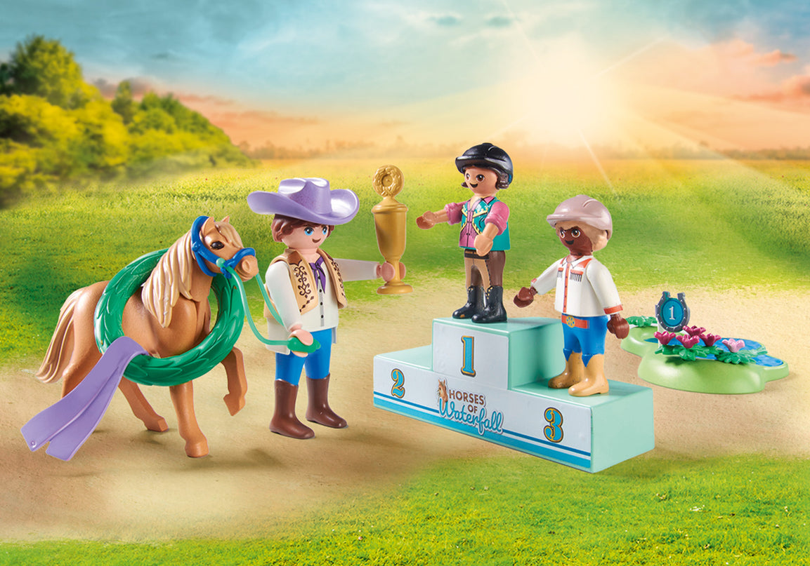 PLAYMOBIL JÄÄHOBUSED Poni turniirid 71495