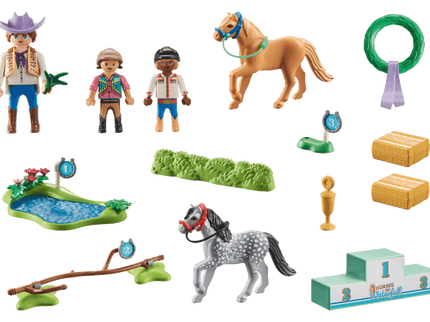 PLAYMOBIL JÄÄHOBUSED Poni turniirid 71495