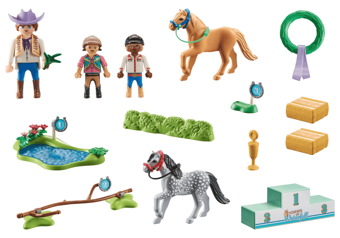 PLAYMOBIL JÄÄHOBUSED Poni turniirid 71495