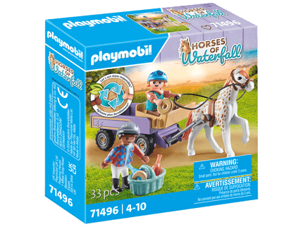 PLAYMOBIL HORSES OF WATERFALL Poni vankriga 71496