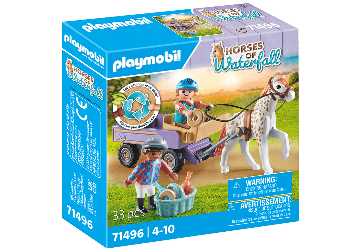 PLAYMOBIL JUKAHOBUSED Poni vankriga 71496