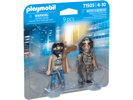 PLAYMOBIL DUOPACKS Politseinik ja varas 71505