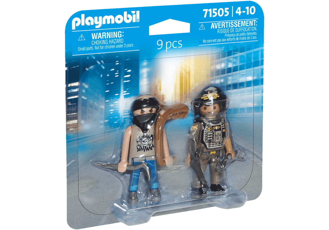 PLAYMOBIL DUOPACKS Politseinik ja varas 71505