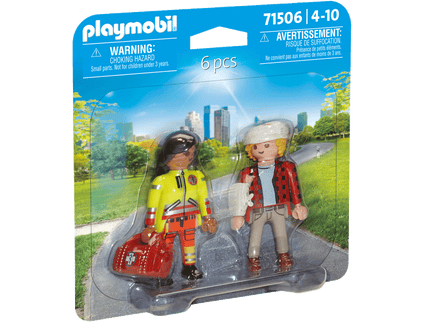 PLAYMOBIL DUOPACKS Kiirabiarst patsiendiga 71506
