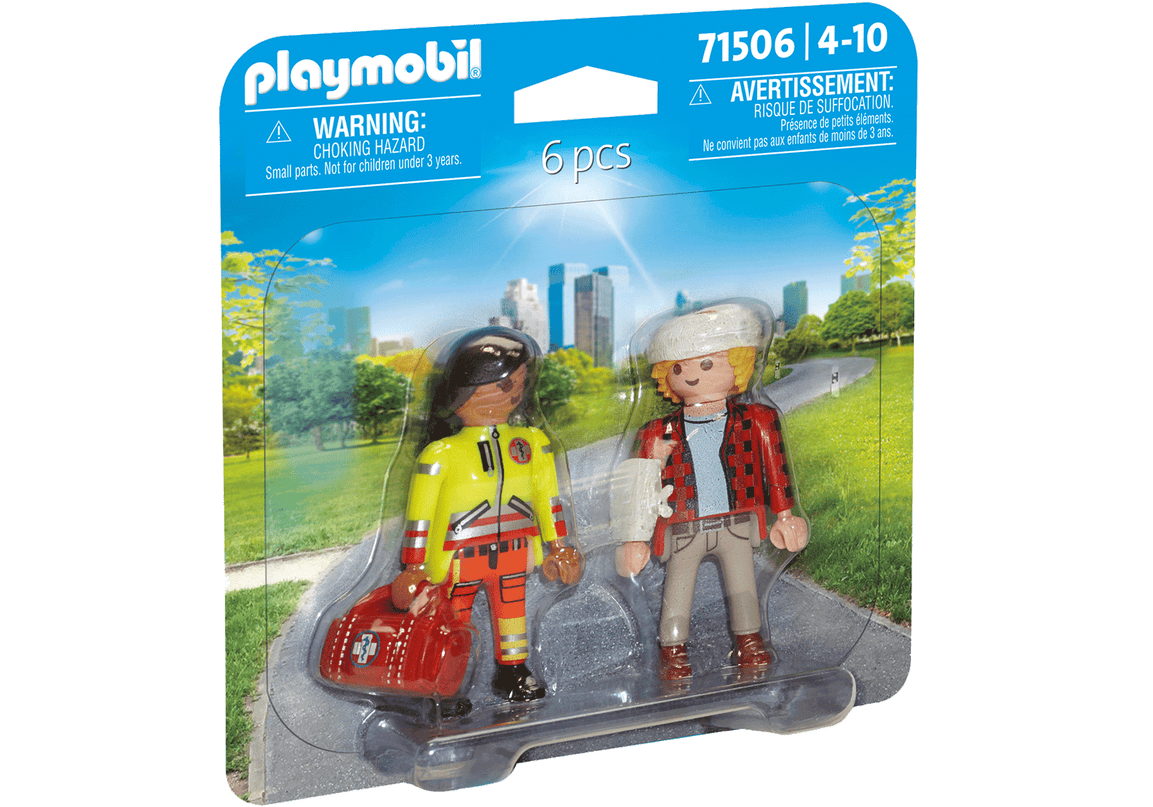 PLAYMOBIL DUOPACKS Kiirabiarst patsiendiga 71506