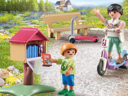 PLAYMOBIL MINU ELU Raamatuhuviliste raamatuvahetus 71511