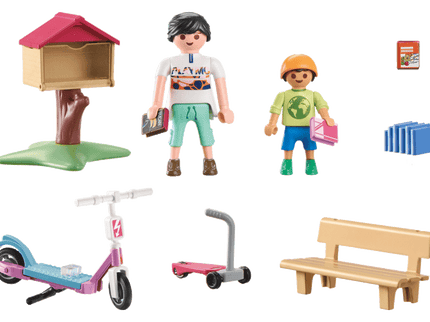 PLAYMOBIL MINU ELU Raamatuhuviliste raamatuvahetus 71511