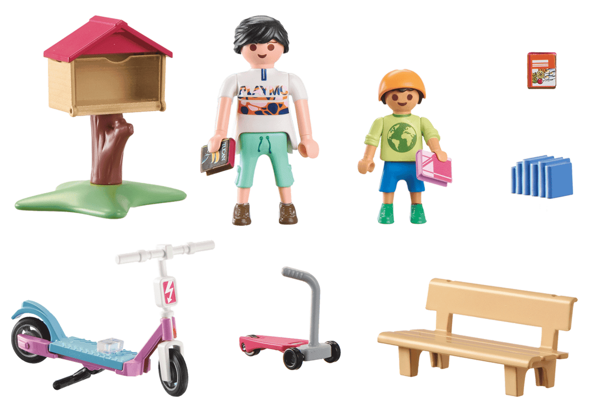PLAYMOBIL MINU ELU Raamatuhuviliste raamatuvahetus 71511