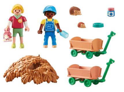 PLAYMOBIL MINU ELU Siilipere hooldus 71512