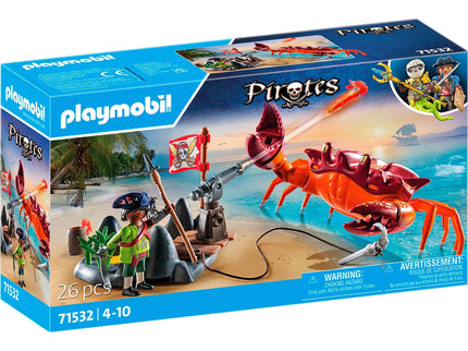 PLAYMOBIL PIRAADID Võitlus hiiglasliku krabiga 71532