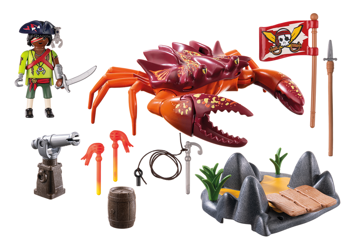 PLAYMOBIL PIRAADID Võitlus hiiglasliku krabiga 71532