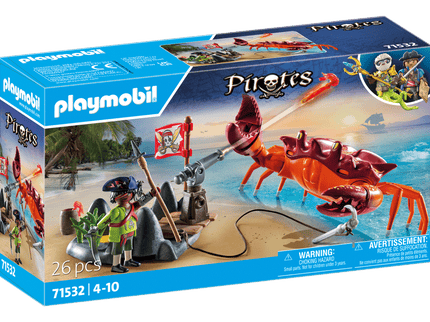 PLAYMOBIL PIRAADID Võitlus hiiglasliku krabiga 71532