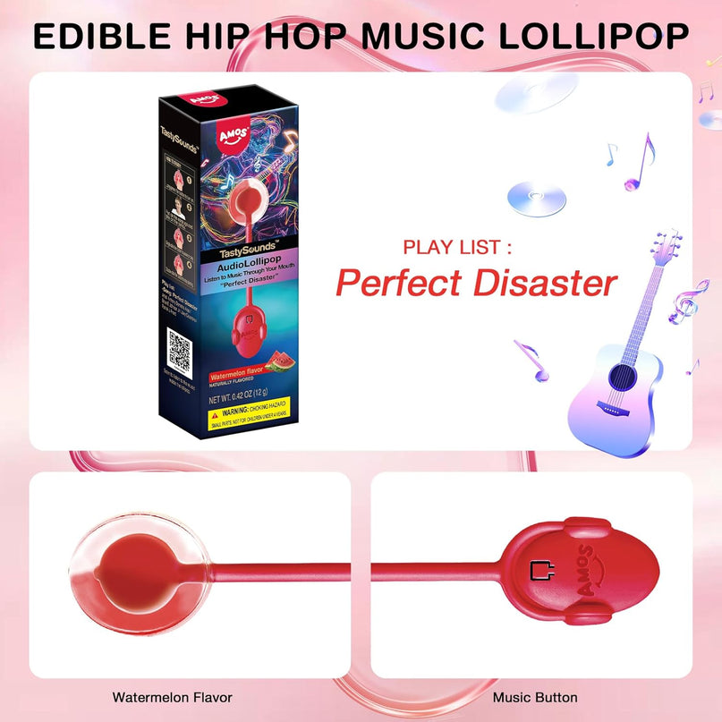 Tasty Sounds - Muusikapulgakomm kirsi maitseline