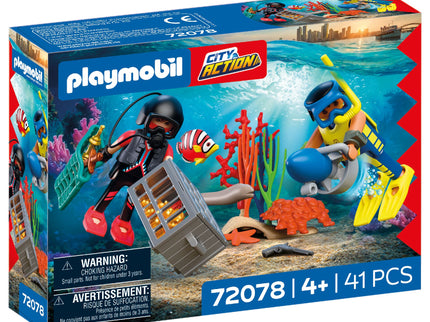 PLAYMOBIL Politsei-sukelduja aarde 72078