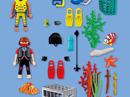 PLAYMOBIL Politsei-sukelduja aarde 72078