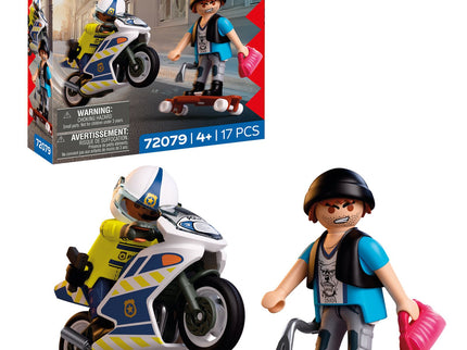 PLAYMOBIL Mootorratta tagaajamine 72079