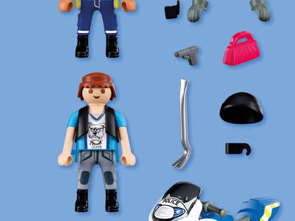 PLAYMOBIL Mootorratta tagaajamine 72079