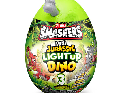 SMASHERS Interaktiivne üllatusmuna Jurassic Mini Light-Up Dino