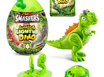 SMASHERS Interaktiivne üllatusmuna Jurassic Mini Light-Up Dino