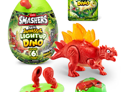 SMASHERS Interaktiivne üllatusmuna Jurassic Mini Light-Up Dino