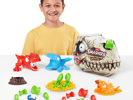SMASHERS mängukomplekt Dino Island T-Rex Battle