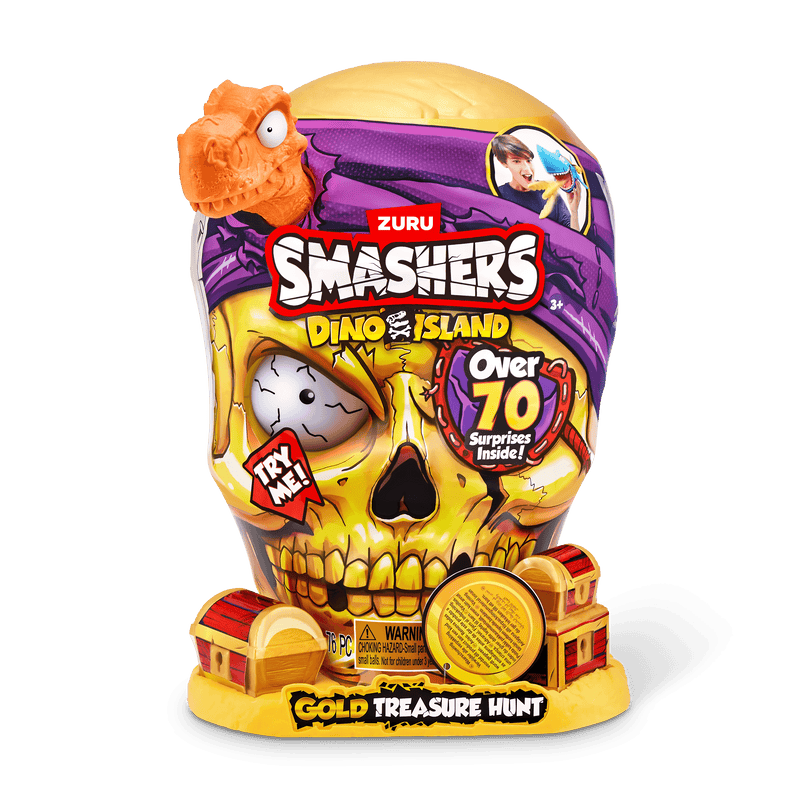 SMASHERS mängukomplekt Dino Island Gold Treasure hunt