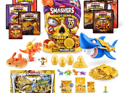 SMASHERS mängukomplekt Dino Island Gold Treasure hunt