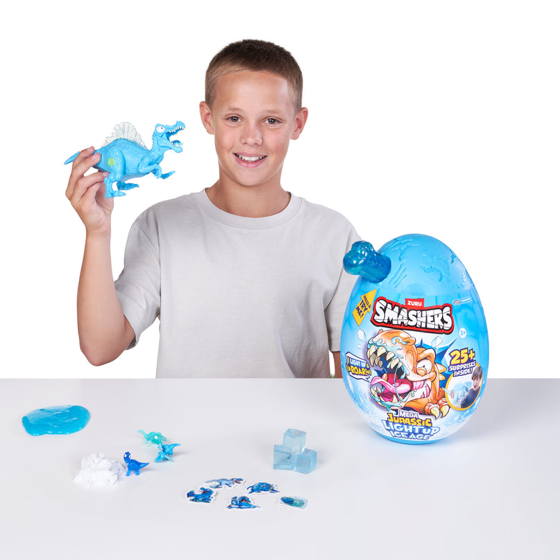 SMASHERS Interaktiivne üllatusmuna Dino Ice Age Light Up Mega