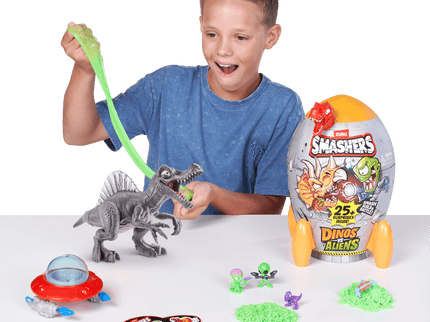 SMASHERS interaktiivne mängukomplekt Dinos VS Aliens
