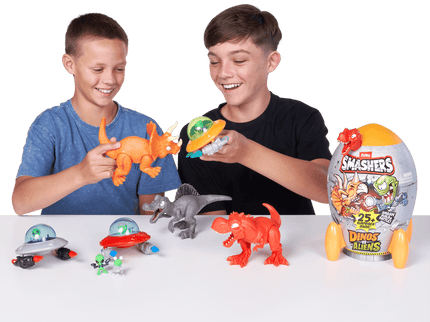 SMASHERS interaktiivne mängukomplekt Dinos VS Aliens