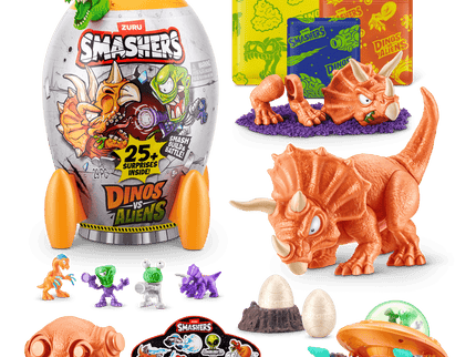 SMASHERS interaktiivne mängukomplekt Dinos VS Aliens