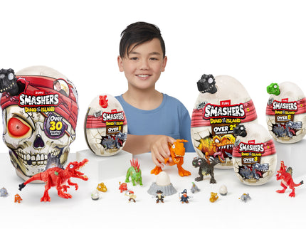 SMASHERS Interaktiivne üllatusmuna Mini Dino Island