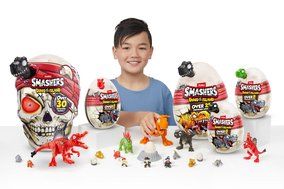 SMASHERS Interaktiivne üllatusmuna Mini Dino Island