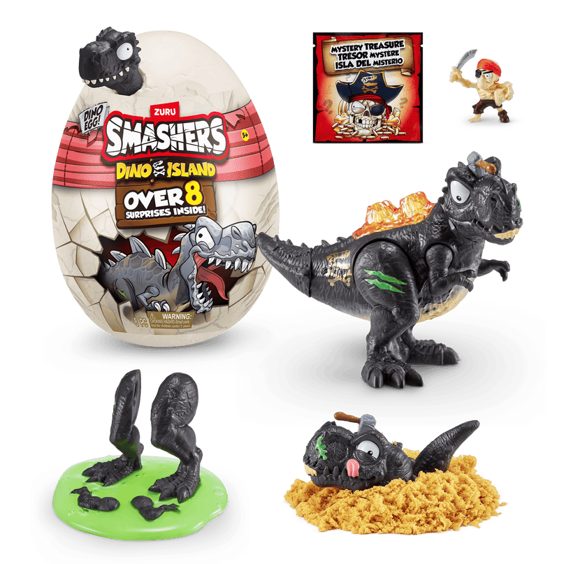 SMASHERS Interaktiivne üllatusmuna Mini Dino Island