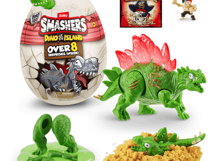 SMASHERS Interaktiivne üllatusmuna Mini Dino Island