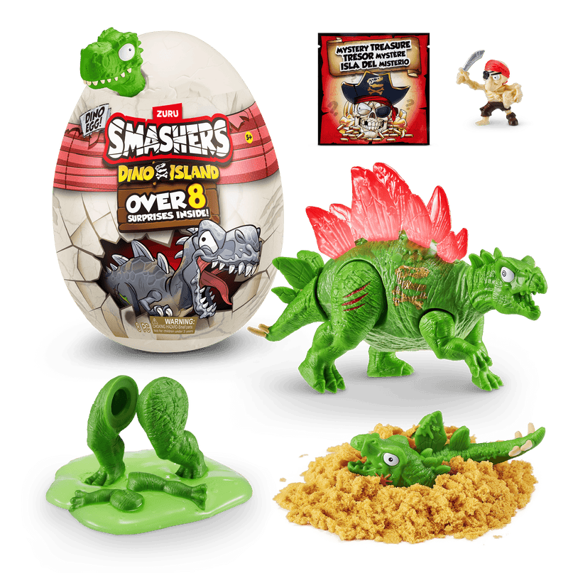 SMASHERS Interaktiivne üllatusmuna Mini Dino Island