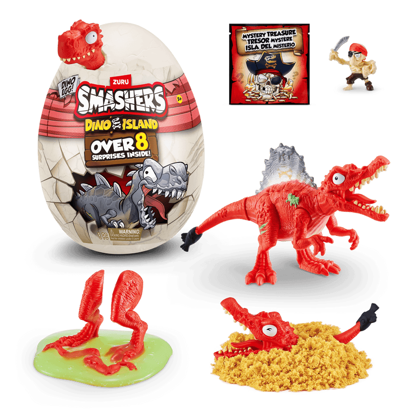 SMASHERS Interaktiivne üllatusmuna Mini Dino Island