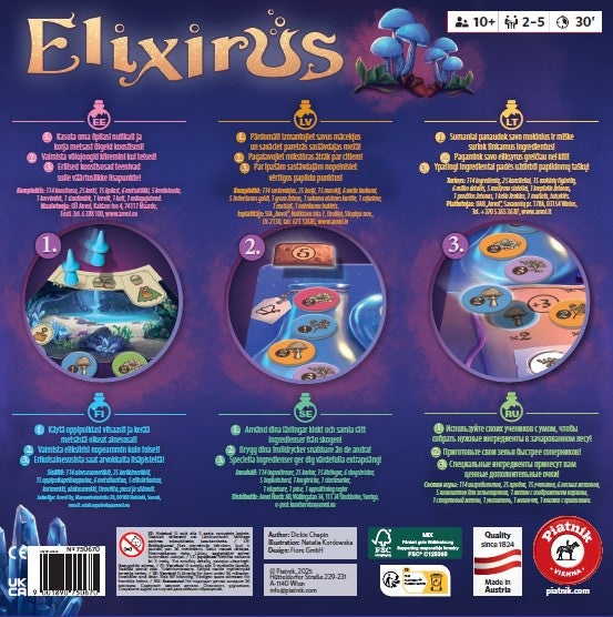 PIATNIK Lauamäng Elixirus