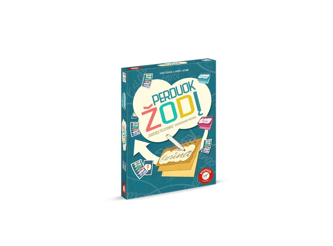 PIATNIK Board Game Pass the Word (in Lithuanian language)