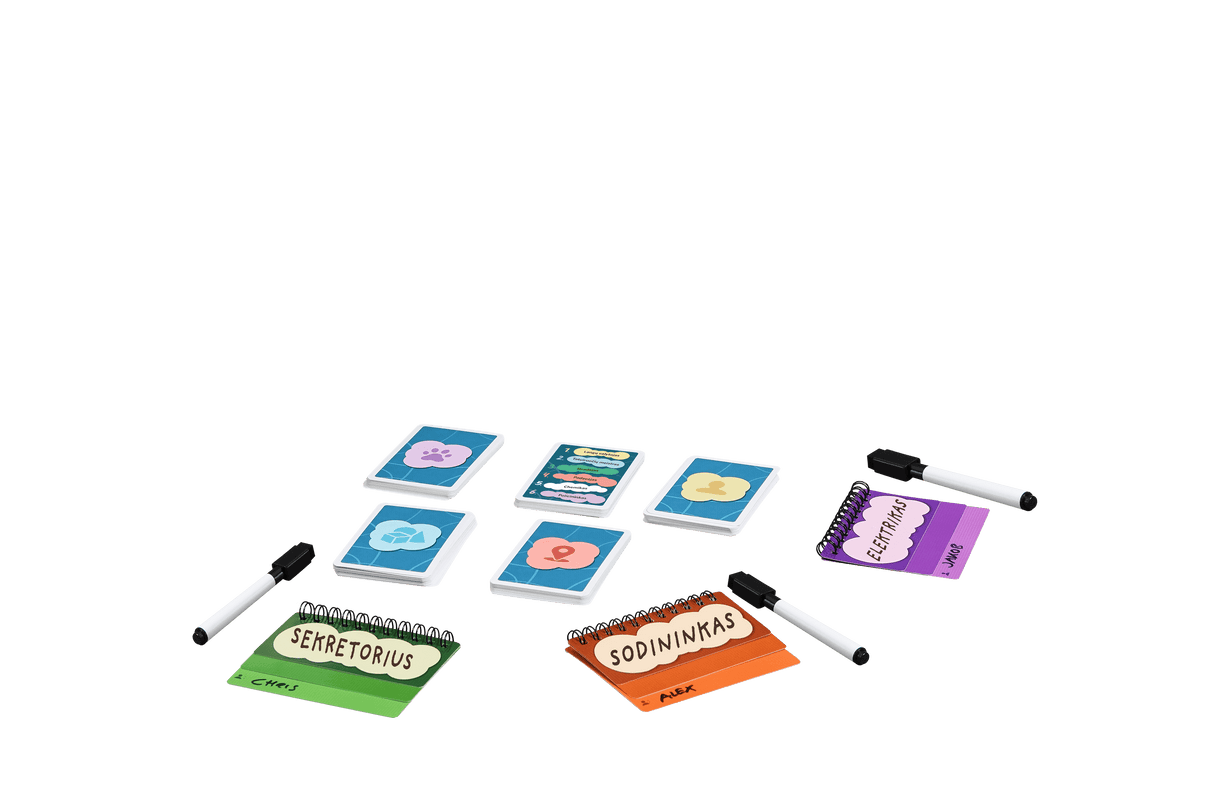 PIATNIK Board Game Pass the Word (in Lithuanian language)