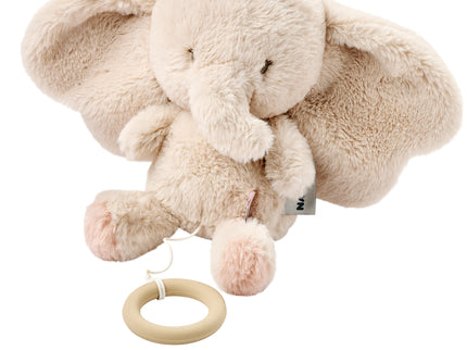 NATTOU Fanfan muusikaline kaisuloom elevant, liivakarva, 25 cm