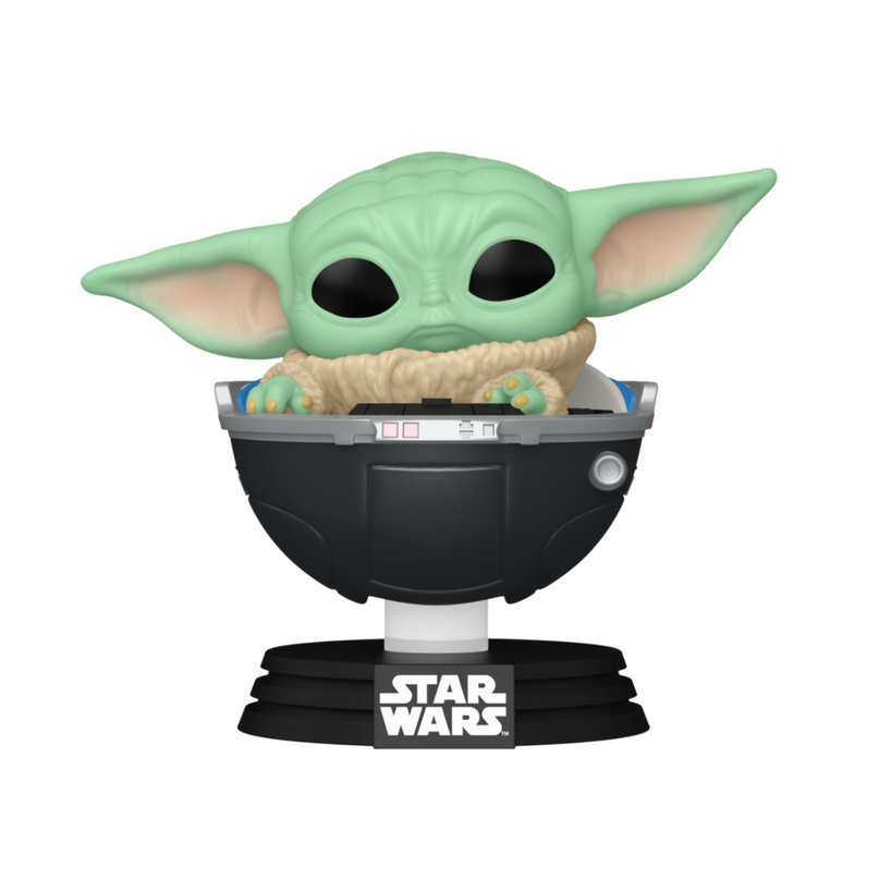 FUNKO POP! Vinyl figuur: The Mandalorian - Grogu in a pram