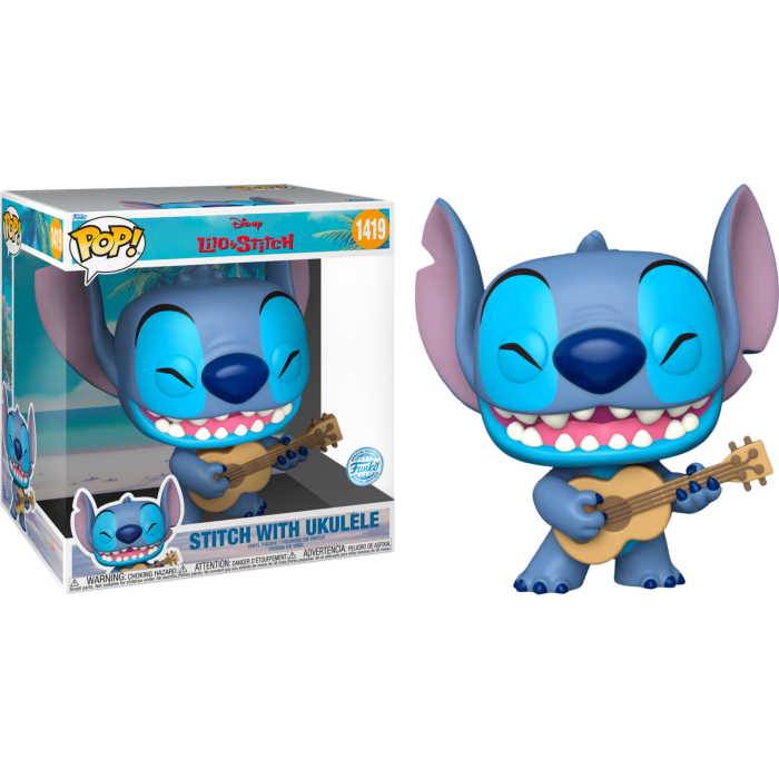 FUNKO POP! Jumbo vinüülfiguur: Disney - Stitch
