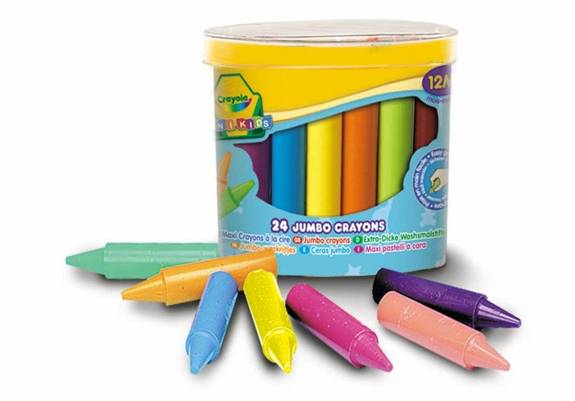 CRAYOLA MINIKIDS 24 suurt kriiti